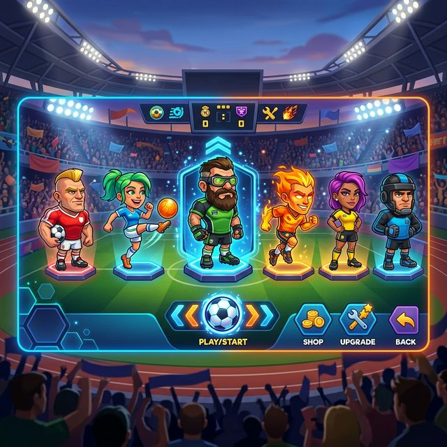 Kafa Topu 2 APK Menü Ekranı - Görsel 2